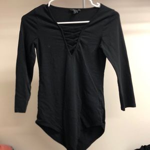 Body suit. 3/4 sleeve